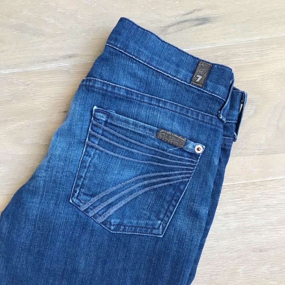 7FAM Dojo Denim Bermuda Shorts - Picture 3 of 5